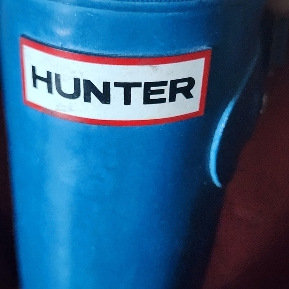 Hunter original rain boots color blue size US 5M/6F UK 4 EU 37 - Picture 8 of 8